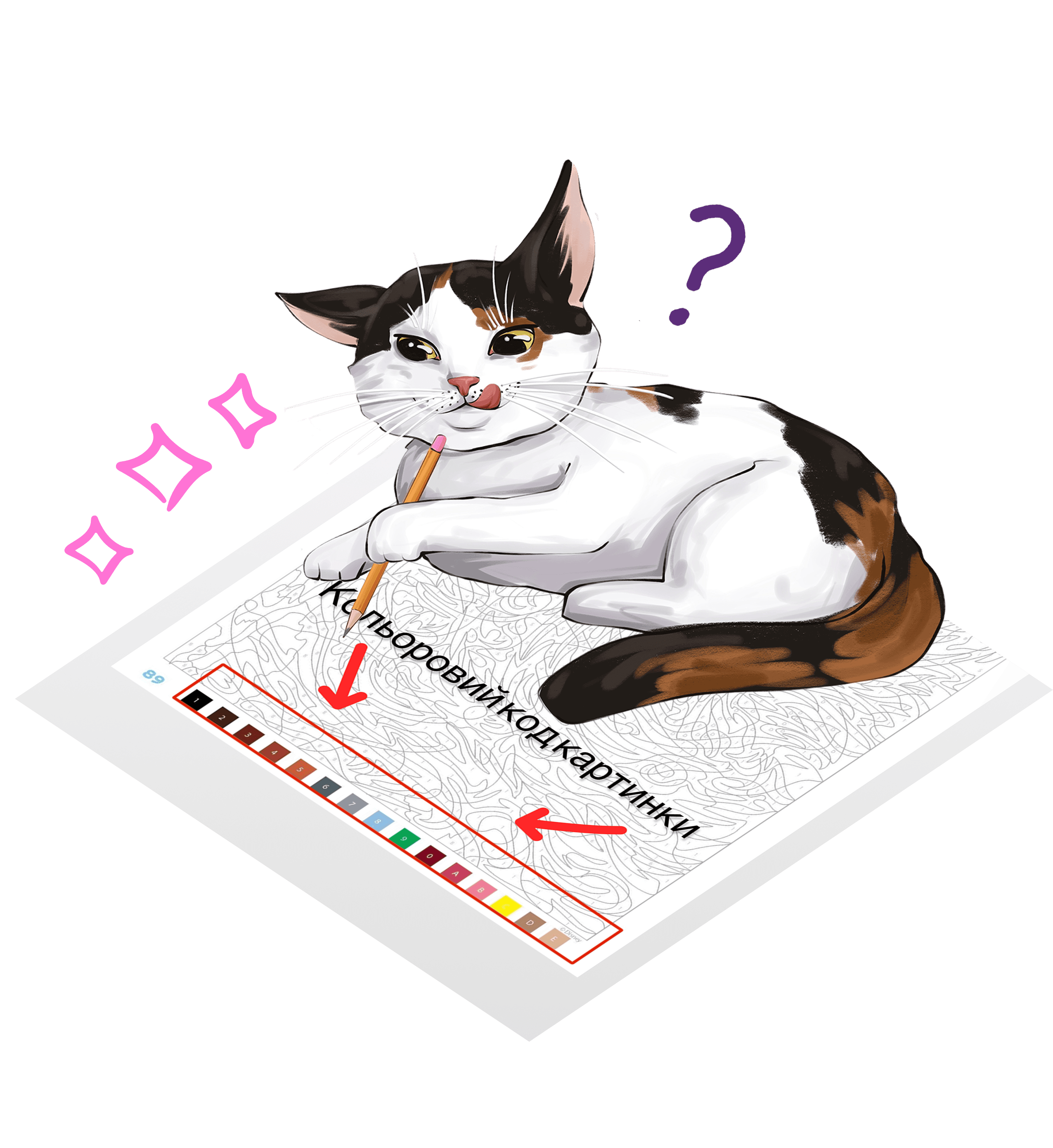 Кожна сторінка має свій кольоровий код